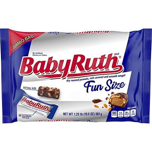 Baby Ruth, Baby Ruth Fun Size Jumbo, 19.8 Ounce