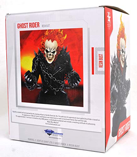 DIAMOND SELECT TOYS Marvel Comics Ghost Rider 1: 6 Scale Resin Bust,Multicolor,6 inches