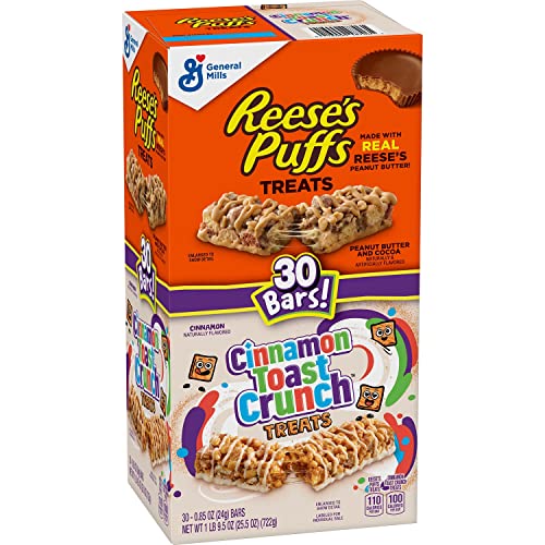 Reese's Puffs & Cinnamon Toast Crunch Cereal Bar Treats (30 ct.)