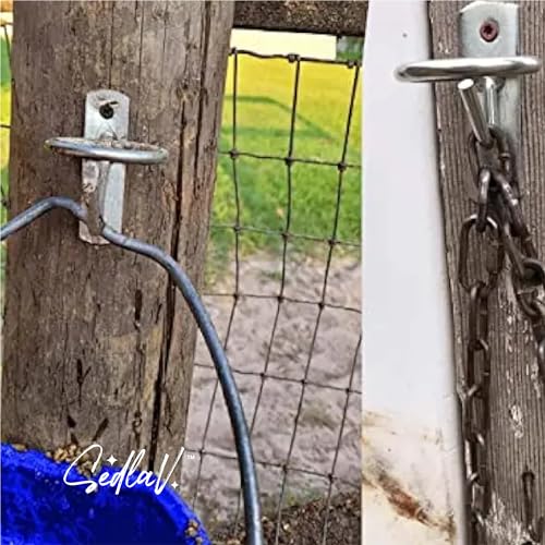 SEDLAV Premium Equestrian Bucket Hook Hangers - Organize Your Stable Efficiently