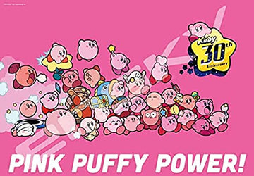 Ensky - Kirby 30th Anniversary Pink Puffy Power! 1000P Jigsaw Puzzle, Ensky Puzzle