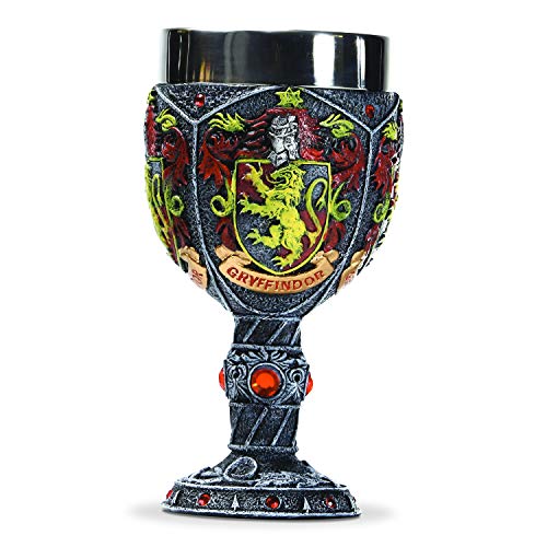 Enesco Wizarding World of Harry Potter Gryffindor Decorative Goblet Figurine, 1 Count (Pack of 1), Multicolor