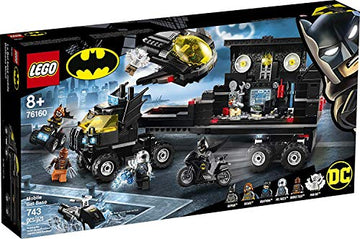 LEGO DC Mobile Bat Base 76160 Batman Building Toy, Gotham City Batcave Playset and Action Minifigures, Great ‘Build Your Own Truck’ Batman Gift for Kids Aged 6 and up (743 Pieces)