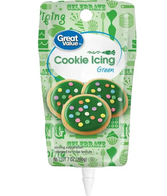 Great Value Cookie Icing - Green