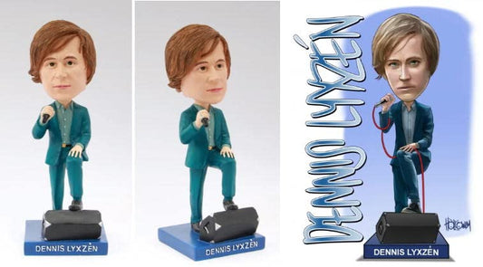 Refused Dennis Lixen Figurine REFUSED: Dennis Lyxzen Throbblehead Authentic Toy Swedish Hardcore Punk