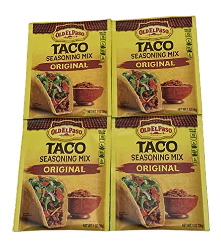 Old El Paso Taco Seasoning Mix Original, 1 oz - Pack of 4