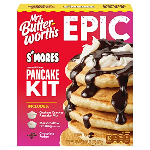 Mrs. Butterworth's Epic Smores Pancake Kit, 27 oz.
