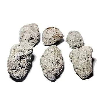 SEDLAV Floating Real Rocks Aquarium Water Plant Fish Tank Landscape with Freshwater Live Fish Hideaway- Enhanced Fish Tank Accessories Decorations, Lava Rock Aquarium