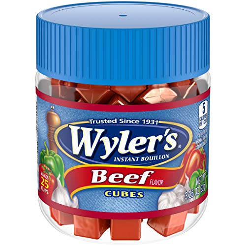 Wyler's Beef Instant Bouillon Cubes Jar, 3.25 OZ