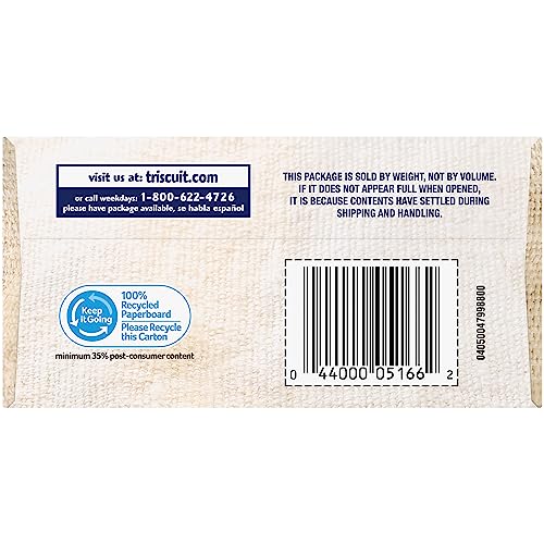 Triscuit Garden Herb Whole Grain Wheat Crackers, 6 - 8.5 Ounce Boxes (Pack of 6)