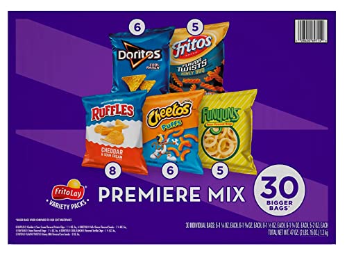 Frito-Lay Premiere Mix Variety Pack Chips (30 pk.)