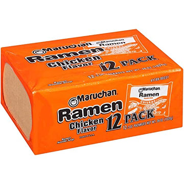 Maruchan Ramen Chicken Flavor Noddle Soup 12 Pack (1) - SET OF 2