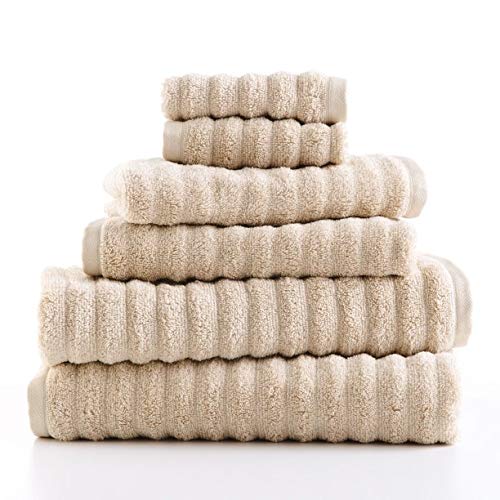 Mainstay Performance Bath Towel 6-Piece Set(Set of 2) - Papyrus Beige