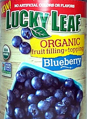 Lucky Leaf Organic Blueberry Pie Fruit Filling or Topping 21oz 1 pack
