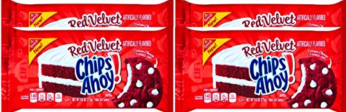 NEW Chips Ahoy! Red Velvet Filled Soft Cookies 9.6 Oz (4)