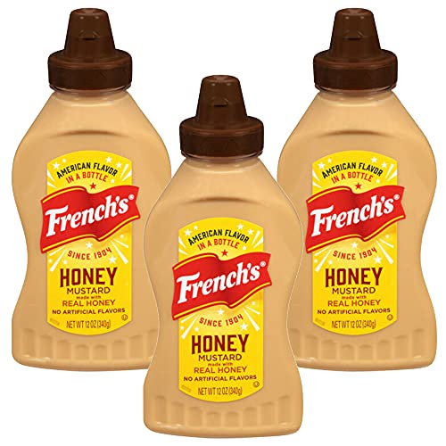 French's Honey Mustard, Sweet & Tangy, 12-ounce Bottles (Pack of 3)
