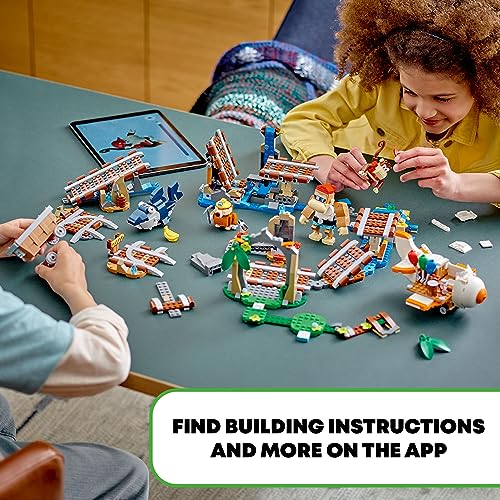 LEGO Super Mario Diddy Kong's Mine Cart Ride Expansion Set 71425, Collectible Building Toy with Brick Built Funky Kong Figure, Super Mario Gift Set for Kids Ages 8-10 to Combine with a Starter Course