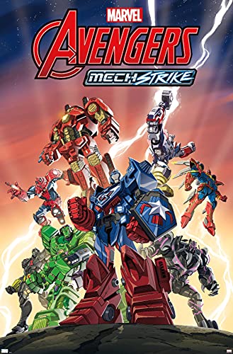 Trends International Marvel Avengers: Mechstrike - Group Wall Poster, 22.375