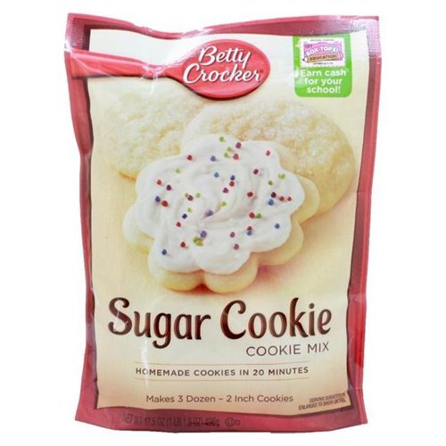 Betty Cookie Mix Sugar Cookie 17.5 OZ (Pack of 24)