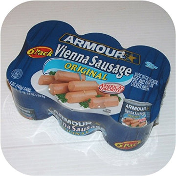 ARMOUR VIENNA SAUSAGE ORIGINAL 6 CT