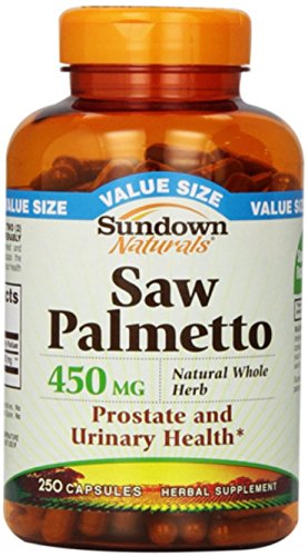 Sundown Saw Palmetto 450 mg Capsules 250 ea (Pack of 9)