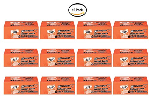 PACK OF 12 - Maruchan Instant Lunch Flavor 6 ct Chicken, 13.5 oz