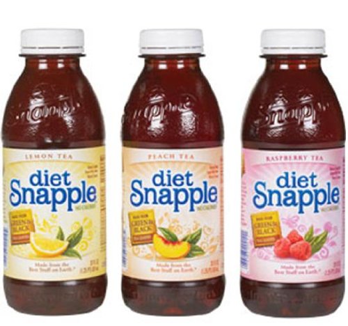 Snapple Variety Diet Tea, 20-Ounce Bottles (Pack of 24)