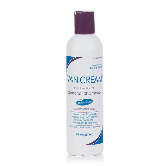 Vanicream Shampoo – pH Balanced Mild Formula Effective For All Hair Types and Sensitive Scalps - Free of Fragrance, Lanolin, and Parabens – 8 Fl Oz
