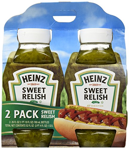 Heinz Sweet Relish, 26 Ounce, (Pack of 2)