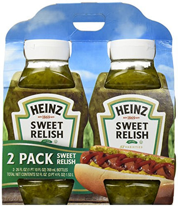 Heinz Sweet Relish, 26 Ounce, (Pack of 2)