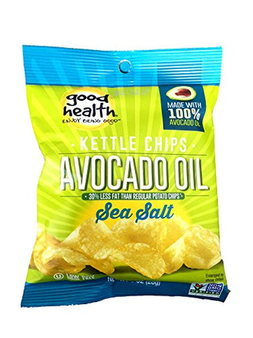 Good Health Avocado Oil Potato Chips, Sea Salt, 1 oz (Pack of 24)