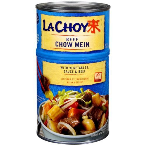 La Choy, Beef Chow Mein with Vegetables, 42oz Can (Pack of 3)