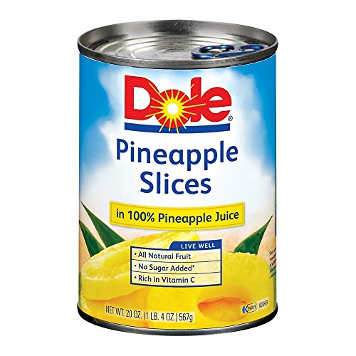 Dole Pineapple in Juice Slices - 20 oz