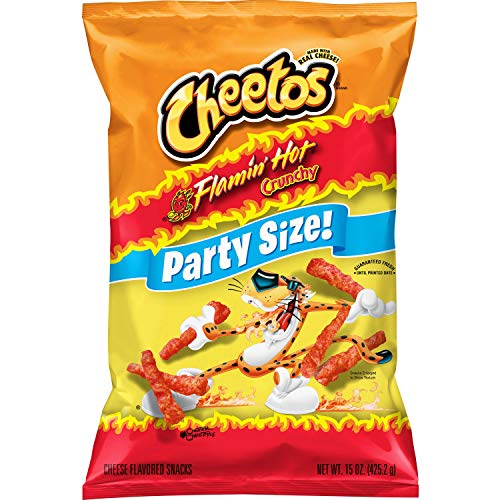 Cheetos Crunchy Flamin Hot Party Size Bag, 15 Oz