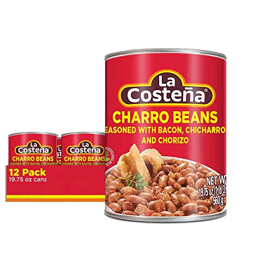 LA COSTENA Charro Beans, 20.5 Ounce (Pack of 12)