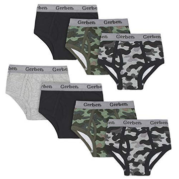 Gerber 7-Pack Toddler Baby Boys Camo Briefs (2-3T)