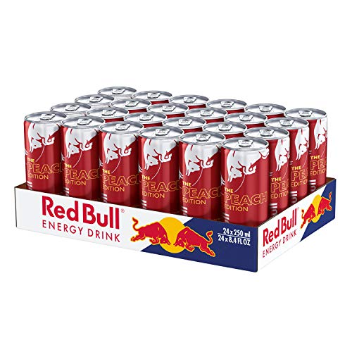 Red Bull Energy Drink, Peach Edition, 8.4 Fl Oz (24 Pack)