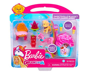 Barbie Dreamtopia Figure Sweetsville Playsets, Multi-Color (62996)