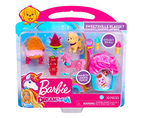 Barbie Dreamtopia Figure Sweetsville Playsets, Multi-Color (62996)