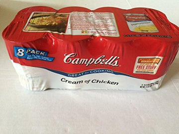 Campbell's Condensed Soup Cream of Chicken 8 Pack of 10.75 Oz Cans