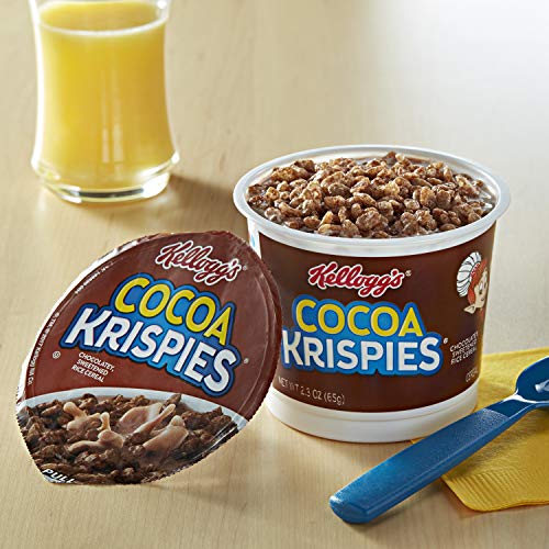Cocoa Krispies Original Kellogg's Breakfast Cereal In A Cup (Pack of 60)