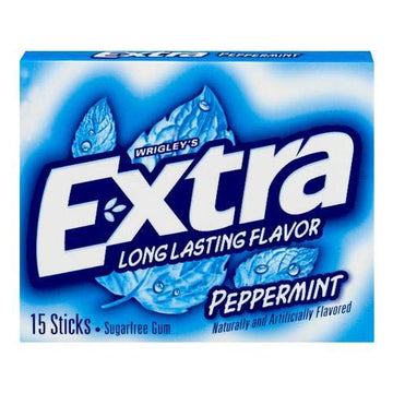 Extra Peppermint Gum Slim Pk 15 Pc (Pack of 2)