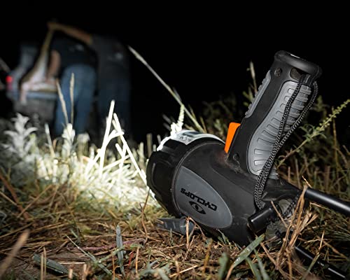 Cyclops Rechargeable 6000 Lumen Portable Handheld REVO Spotlight Flashlight with Car Charger/Adapter
