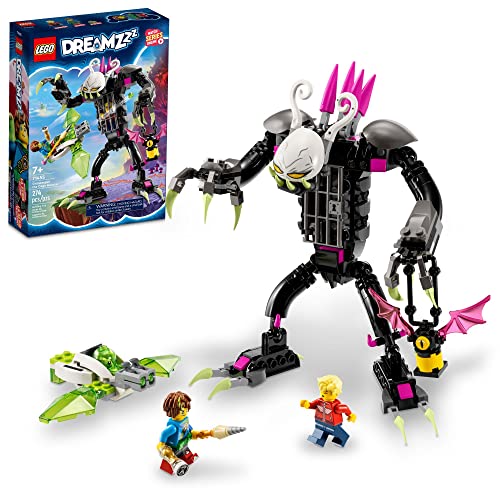 LEGO DREAMZzz Grimkeeper The Cage Monster 71455 Building Toy Transforms from Z-Blob Robot to Mini-Plane to Hoverbike, Great for Imaginative and Pretend Play, Unique Birthday Gift for 7+ Year Olds