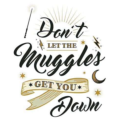 RoomMates RMK3608GM Harry Potter Muggles Quote Peel and Stick Giant Wall Decals