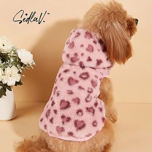 SEDLAV Puppy Sweater Pack - Winter Dog Hoodie Puppies Stylish Clothes, Cat Pouch Hoodie, Soft Polyester Cotton Dog Sweatshirt - Fashionable, Breathable, Machine-Washable (S-2XL)