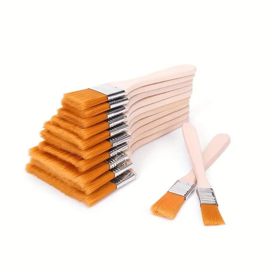 SEDLAV Artisan Collection: Wood Hand Paint Brush Set - Multi-Shaped Nylon Paint Brushes for Versatile and Precision Painting Perfect Suit for Acrylic, Oil, Watercolor Painting