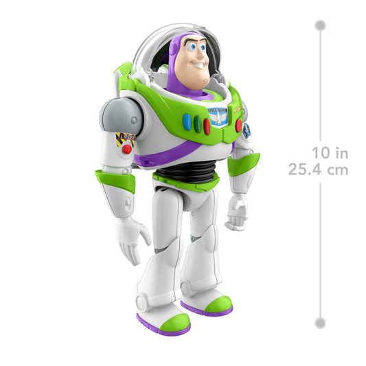 Mattel Disney Pixar Toy Story Action Chop Buzz Lightyear Authentic Figure 10 Inch, Movie Collectable, Karate Action & 20 Plus Phrases