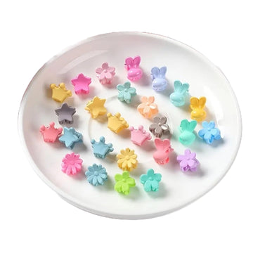 SEDLAV 12pcs Pet Hair Clips & Flower Decor - Cute Halloween Claw Clips & Bat Claw Clips Pet Headwear for Dogs & Cats - Ribbon Bows (1.96in Diameter) with Rhinestones