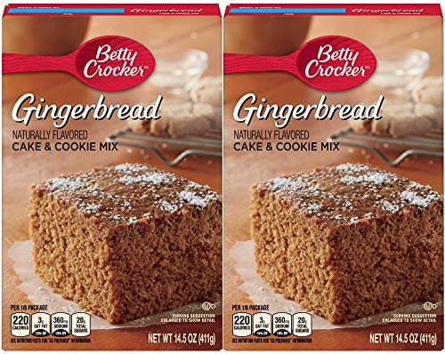 Betty Crocker Gingerbread Cake & Cookie Mix - 14.5 oz - 2 pk